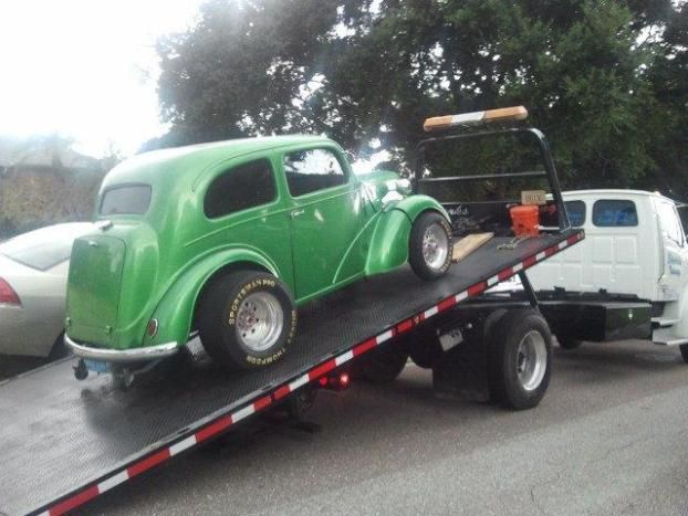 A recent vehicle towing company job in the Tampa, FL area